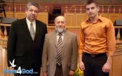 Пастор Григорий Касап, Владимир Франчук и я.